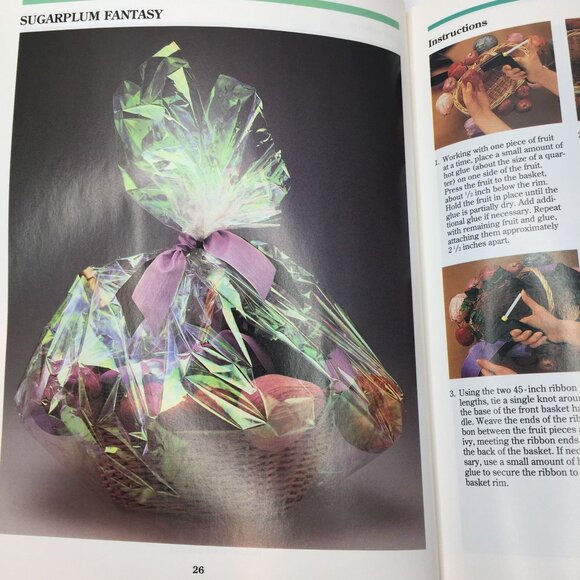 Vintage 2 Book Set Creative Gift Wrapping Fun Easy Simply Shreds Ribbon Shredder - Picture 6 of 16